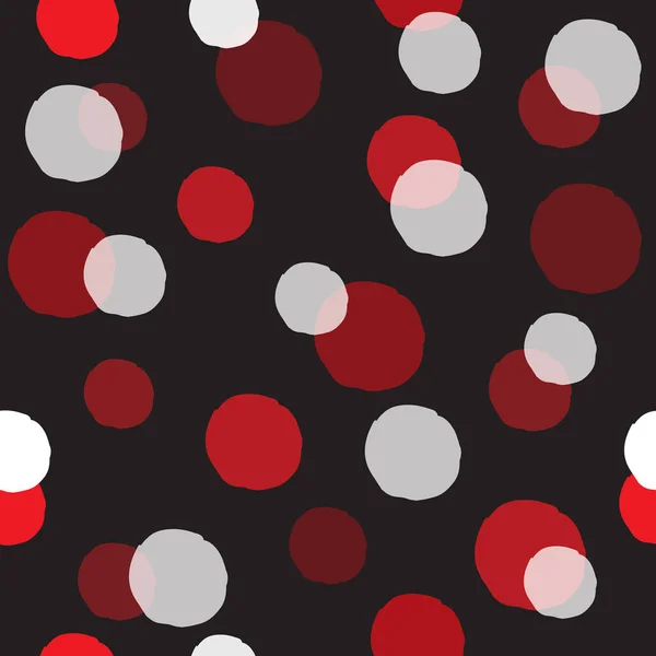 Abstract Minimalistic Polka Dot Seamless Pattern Vector Illustration Design Banner — 图库矢量图片