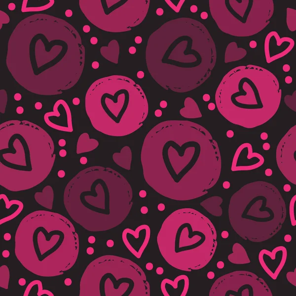Абстрактный Узор День Святого Валентина Векторная Иллюстрация Дизайн Баннера Флаера — стоковый вектор