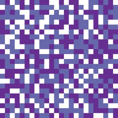 Pikselli, soyut, pürüzsüz desen. Mozaik arka plan. Vektör çizimi. Paket kağıdı, duvar kağıdı, kapak, sunum ve kumaş için tasarım ögesi.