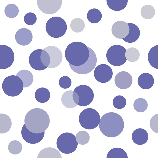 Abstract Seamless Pattern Very Peri Polka Dot Mosaic Background Vector — Vetor de Stock