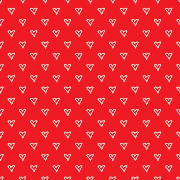 Patrón Sin Costura Abstracto Con Corazones Ilustración San Valentín Diseño — Vector de stock