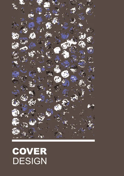 Caderno Colorido Abstrato Design Capa Livro Cores Moda Textura Desenhada — Vetor de Stock