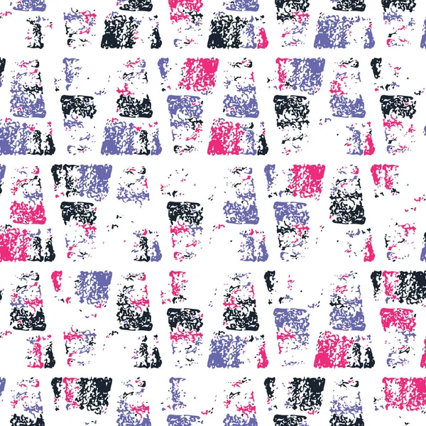 Modèle Abstrait Sans Couture Avec Texture Mosaïque Grunge Élément Conception Illustrations De Stock Libres De Droits