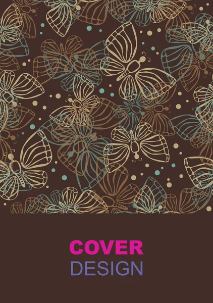 Conception Abstraite Carnet Coloré Couverture Livre Modèle Camouflage Illustration Vectorielle — Image vectorielle