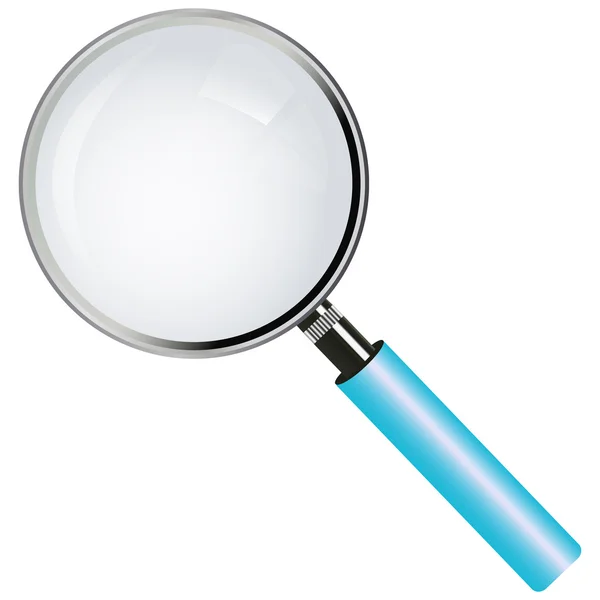 A magnifying glass (lens) — Stock Vector