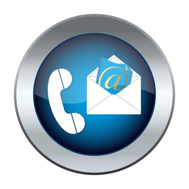 telefon ve e-posta düğmesi
