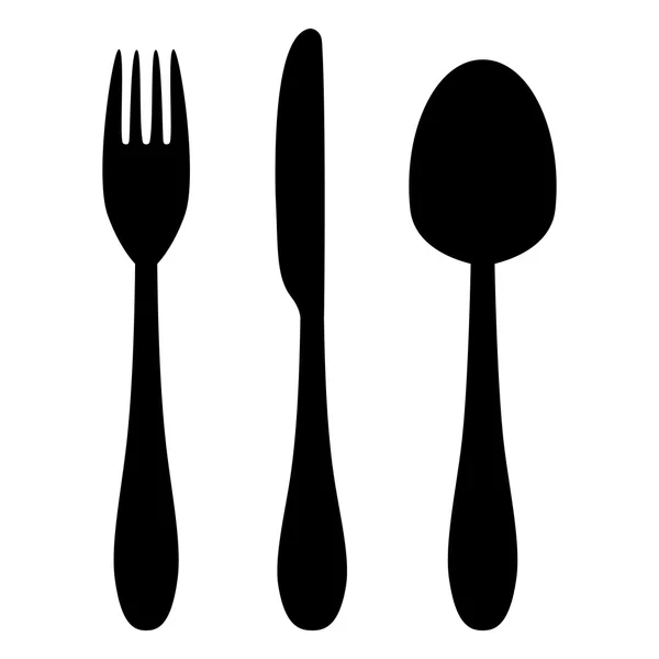 餐具和餐具 — 图库矢量图片