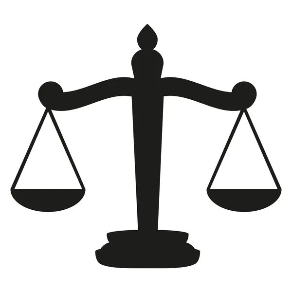 Escalas de justicia — Vector de stock