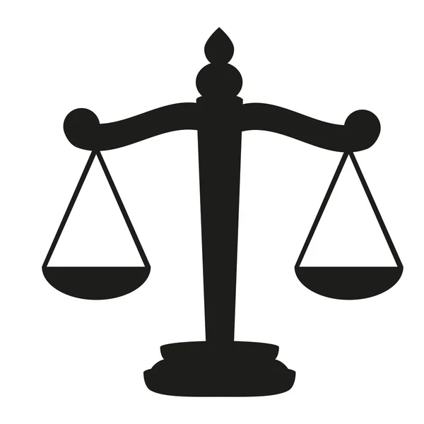 Escalas de justicia — Vector de stock