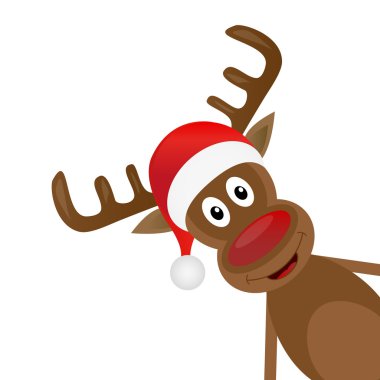 Christmas reindeer clipart