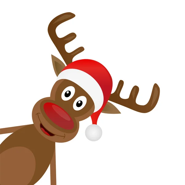 Christmas reindeer — Stock Vector