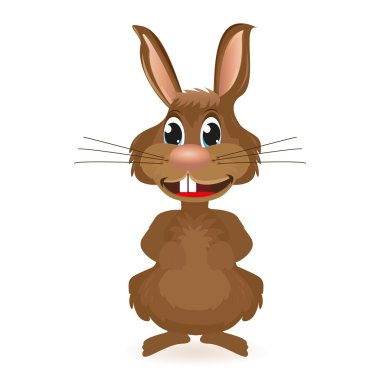 gülümseyen tavşan