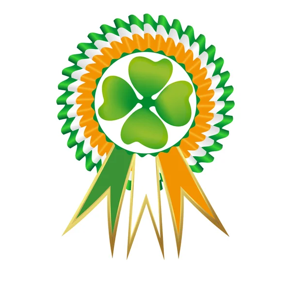 Medals sign of clover — Stock Vector