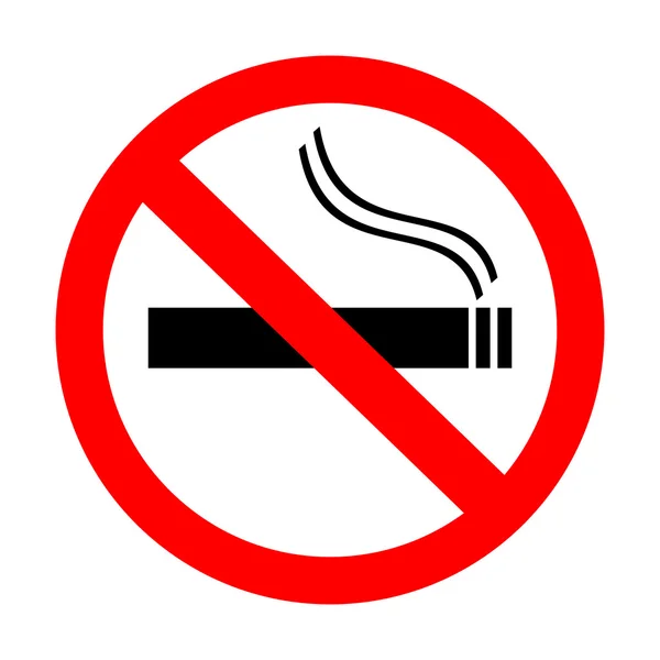 Panneau anti-tabac — Image vectorielle