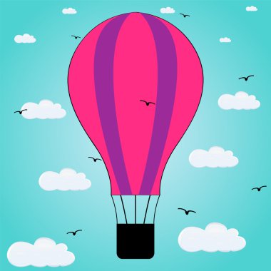 Gökyüzünde bir balon