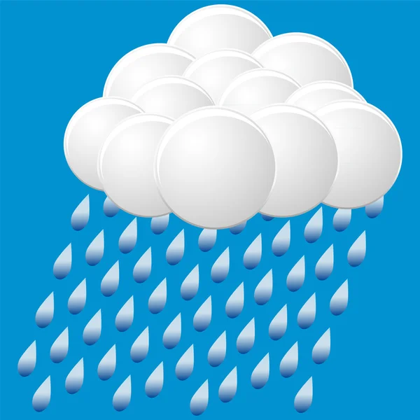 Icon rain. vector — Stock Vector