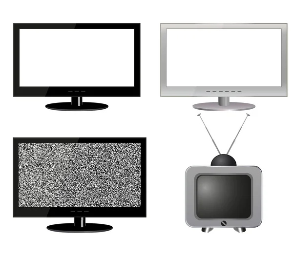 Recolha TVs — Vetor de Stock