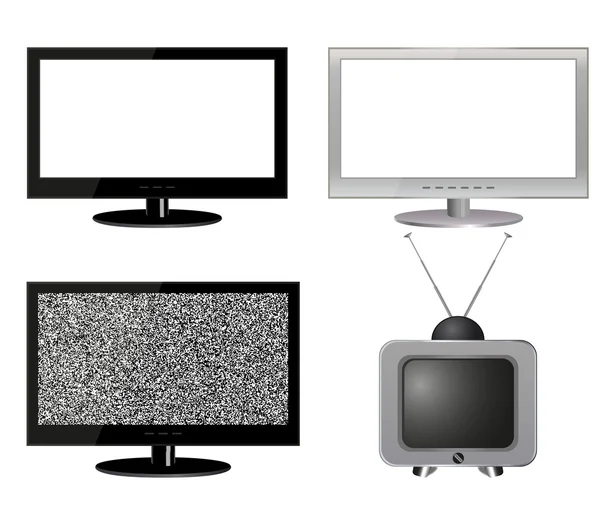 Collectie TV 's — Stockvector