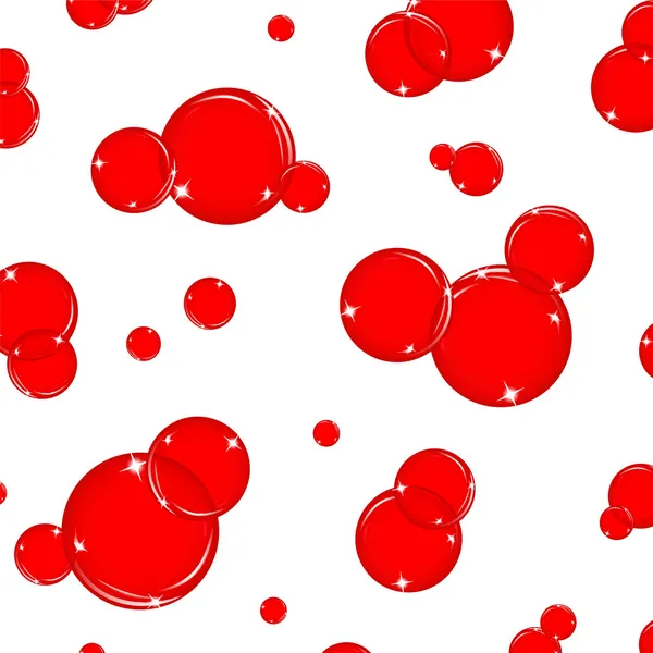 Красные пузыри — стоковый вектор