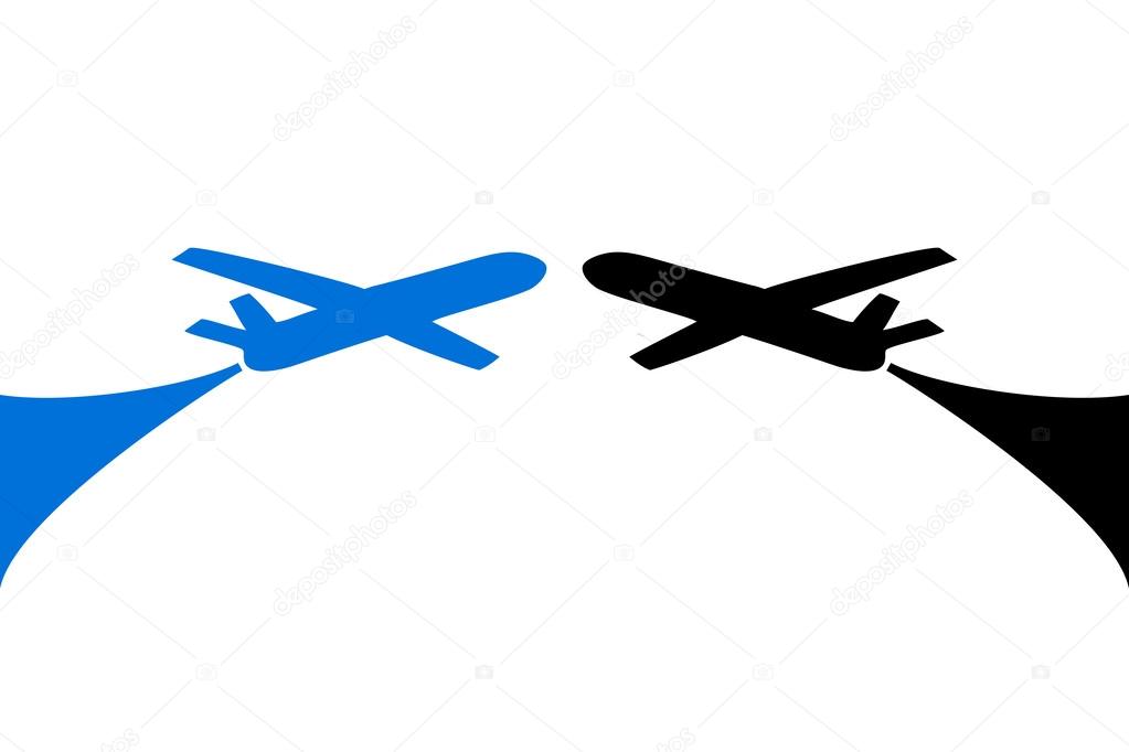 Airplane symbol design