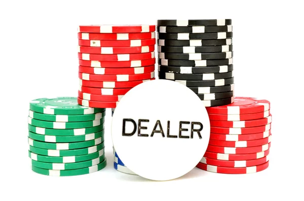 Patatine per il poker — Foto Stock