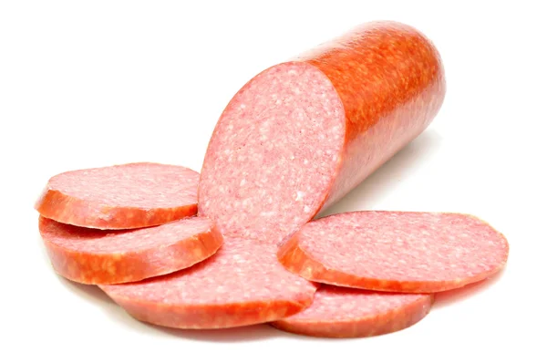 Cooked and smoked sausage — Stock Photo, Image