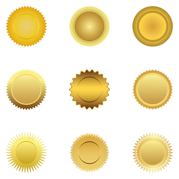 Gouden medaille — Stockvector