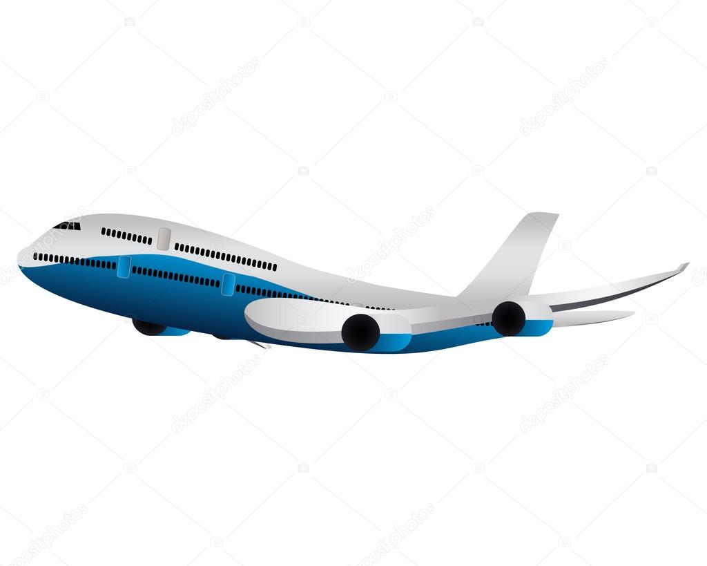 Large passenger plane