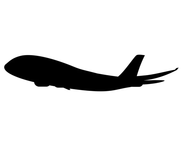 Großes Passagierflugzeug — Stockvektor