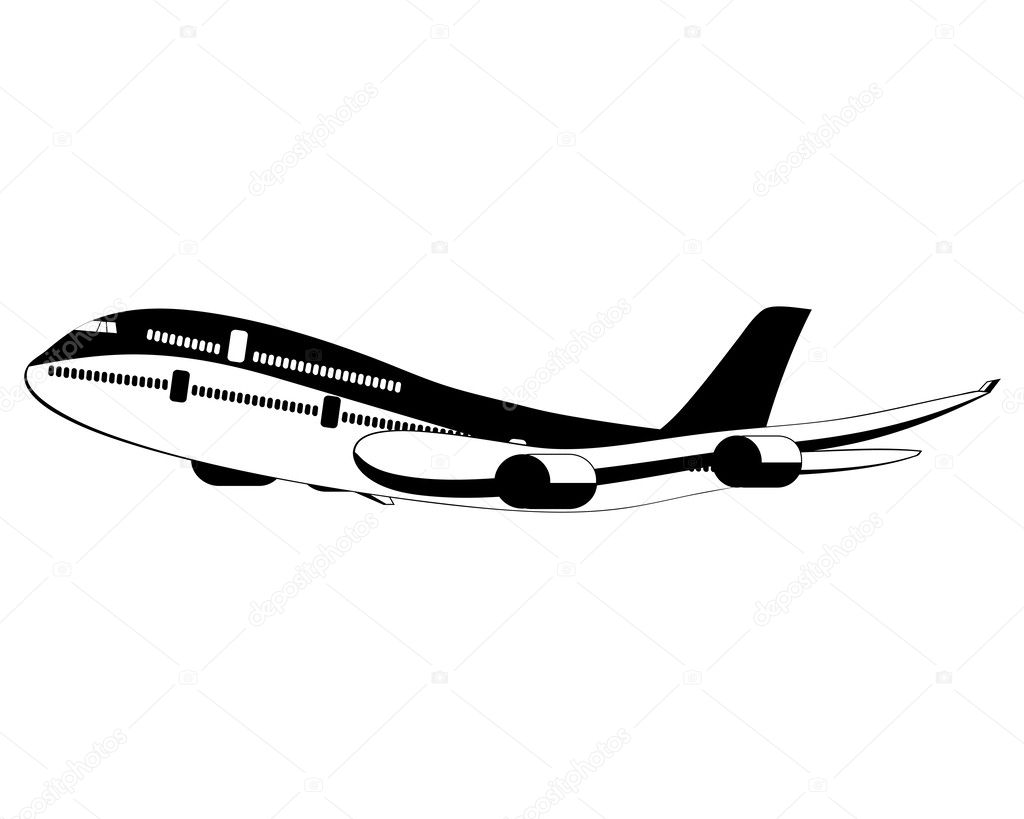 Large passenger plane
