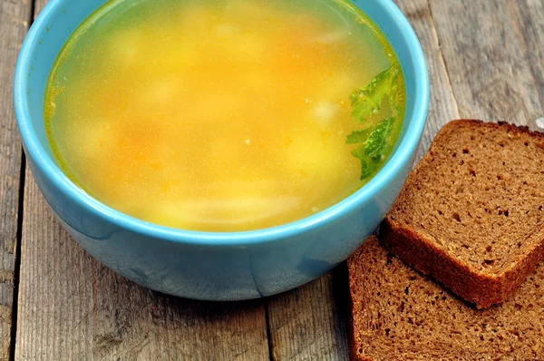 Курячий суп — стокове фото