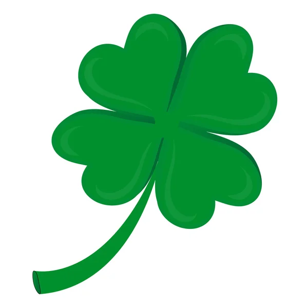 Kleeblatt-Symbol des St. Patrick 's Day — Stockvektor