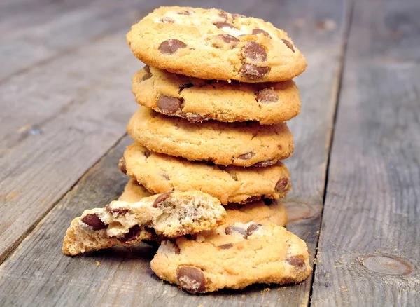 Cookies met chocolade — Stockfoto