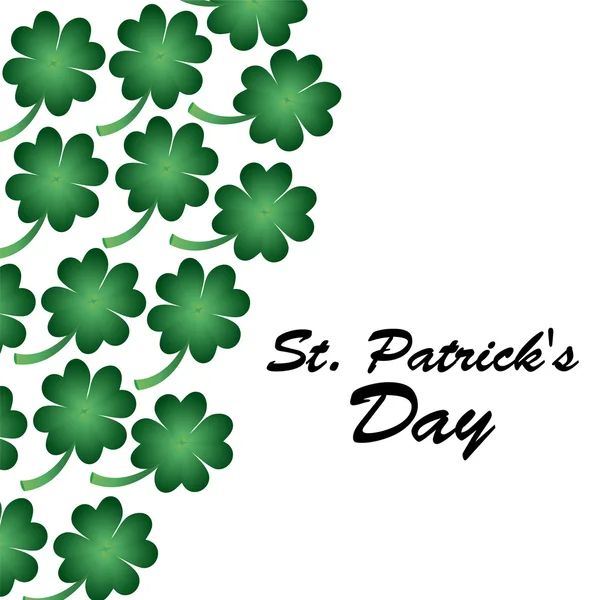 Clover symbol of St. Patrick's Day — Stock Vector