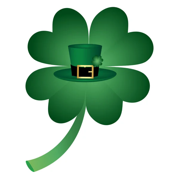 Trèfle symbole de la Saint-Patrick — Image vectorielle
