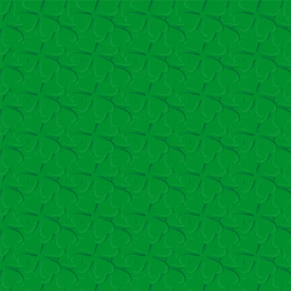 绿色三叶草的背景 — 图库矢量图片
