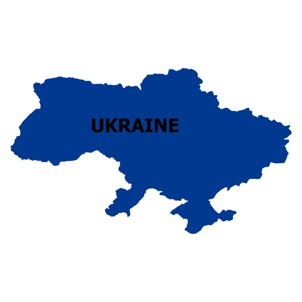 Ukraina Mapa — Wektor stockowy