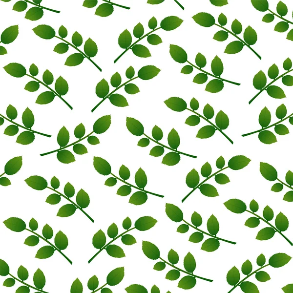 Hintergrund der grünen Blätter — Stockvektor