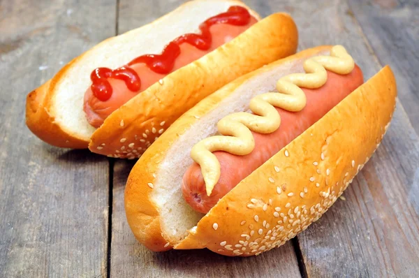 Hot dogok — Stock Fotó