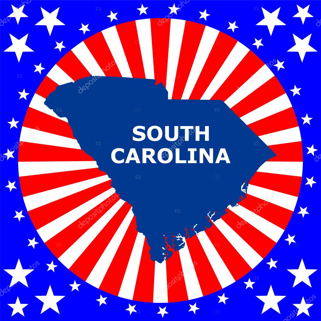 Map of the U.S. state of South Carolina