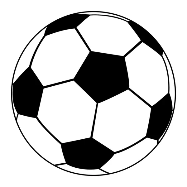 Balle de football — Image vectorielle