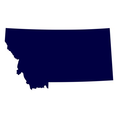 ABD'nin montana state Haritası
