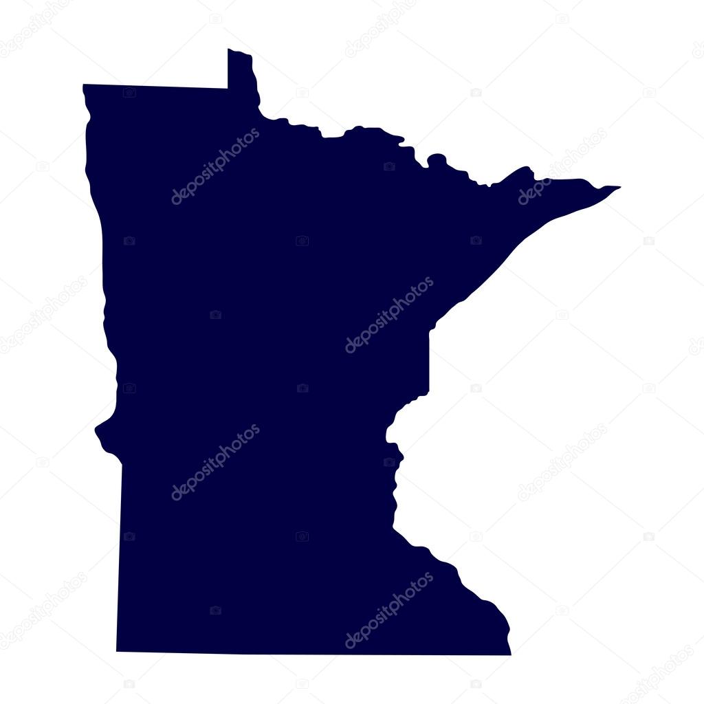 Map of the U.S. state of Minnesota