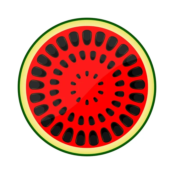 图标一半的西瓜 — 图库矢量图片