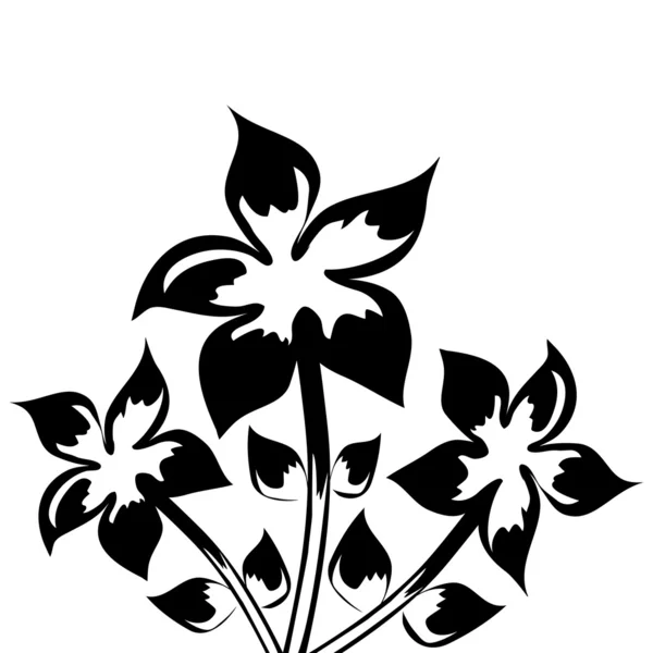 Bouquet de fleurs pour élément design — Image vectorielle