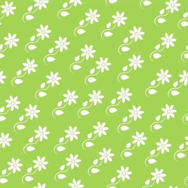 sorunsuz geçmiş çiçek siluetleri ile