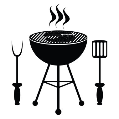 Barbekü ızgara balık kızartma