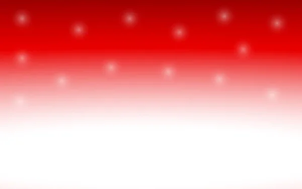 Рождественский красный фон со снежинками. — стоковый вектор