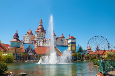 Sochi, Rusya - 1 Haziran 2021: Sirius bölgesindeki Soçi tema parkı 