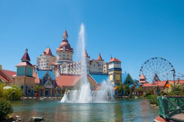 Sochi, Rusya - 1 Haziran 2021: Sirius bölgesindeki Soçi tema parkı 